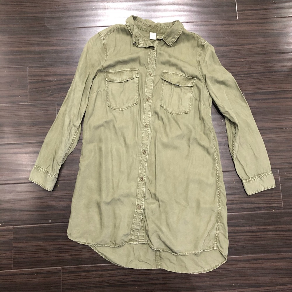 H&M Olive Green Dress